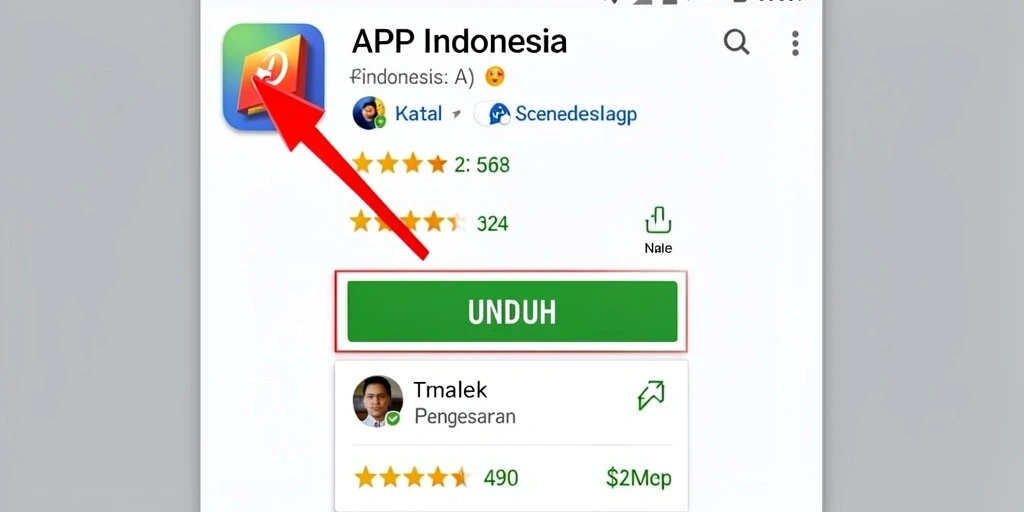 Tampilan antarmuka yang sederhana namun menarik.