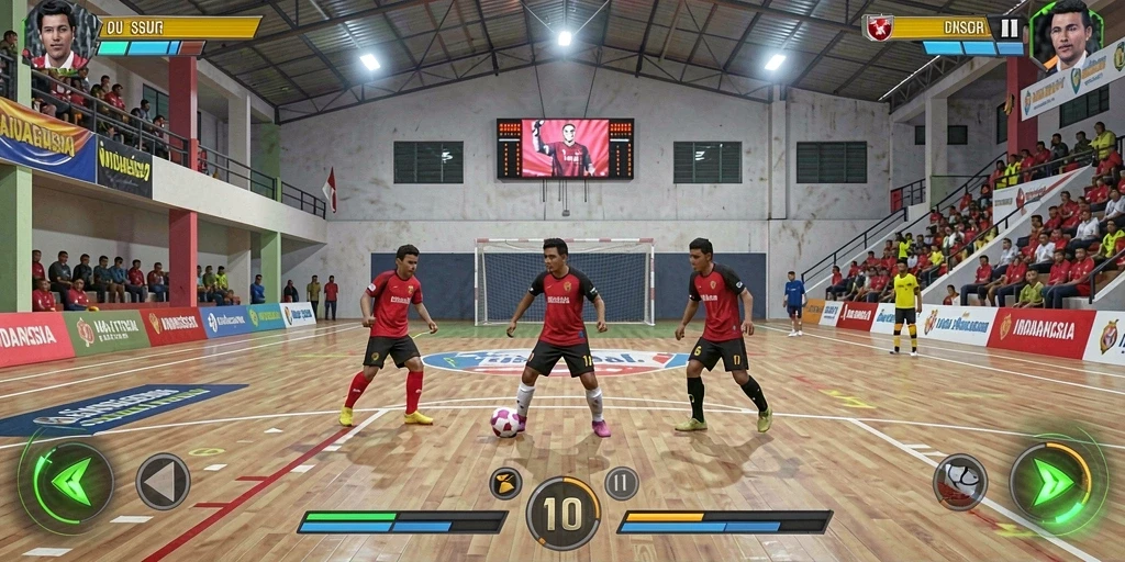 Tampilan grafis yang memukau dan interaktif.