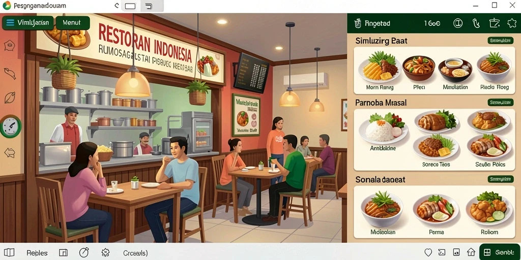 Tampilan awal yang menarik dan penuh warna.