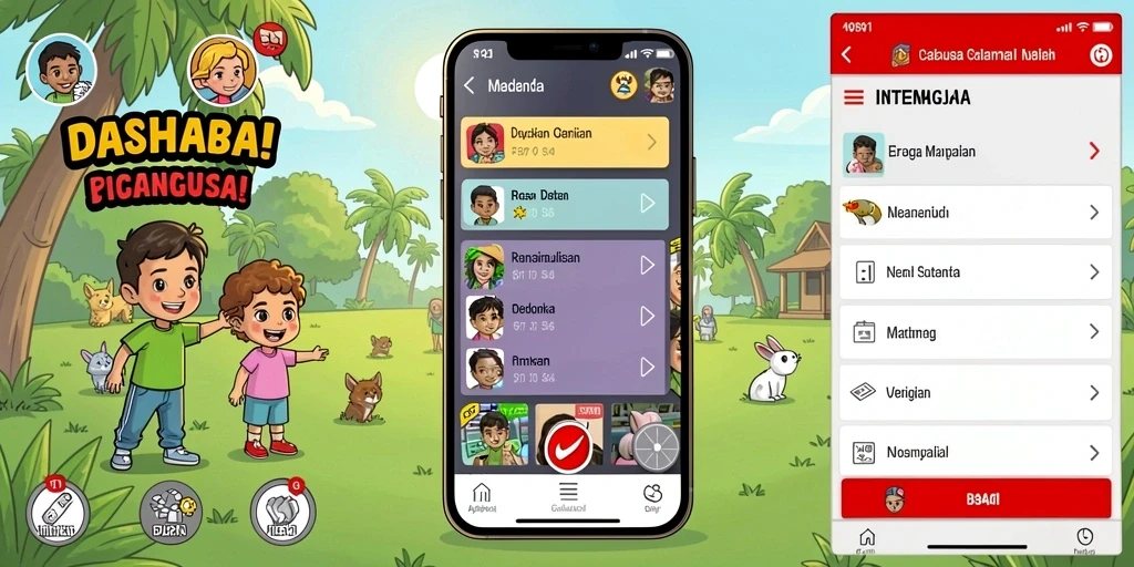Tampilan antarmuka yang user-friendly dan menarik.