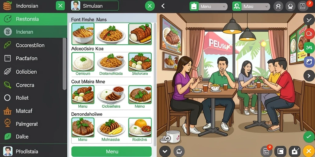 Tampilan antarmuka KOSTOTO yang menarik dan mudah dinavigasi.