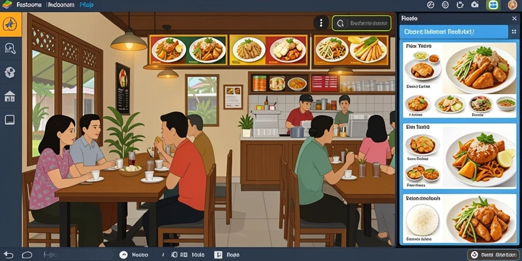 Tampilan antarmuka yang menarik dan user-friendly.