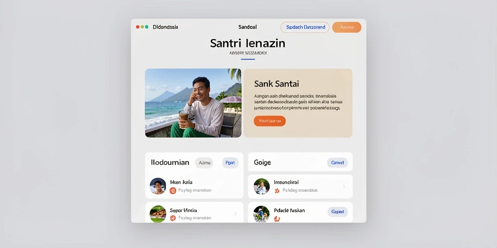 Tampilan antarmuka yang intuitif dan menarik.