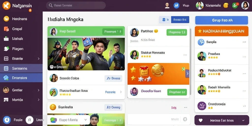 Tampilan awal yang menawan dan intuitif.