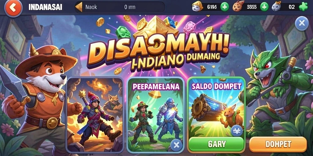 Tampilan antarmuka yang menarik dan mudah digunakan.