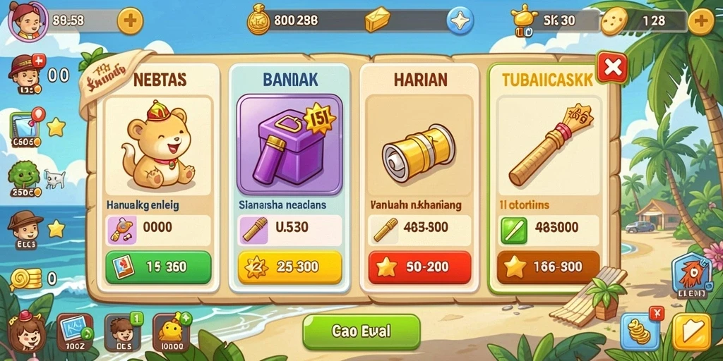 Tampilan antarmuka yang intuitif dan menarik.